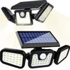 Two solar-powered LED lights with motion sensors and adjustable heads, shown against a light background. Anteprima dell’immagine prodotto