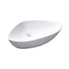 A white ceramic sink on a white background. Produktbild-Vorschau
