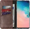Selencia Genuine Leather Bookcase dla Samsung Galaxy S10 - Podgląd zdjęcia produktu 1