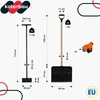 KOTARBAU® Set Schneeschaufel mit Holzstiel 131 cm Produktbild-Vorschau 3