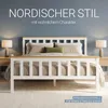Homestyle4u Holzbett 140x200 Weiß Doppelbett Lattenrost Produktbild-Vorschau 10