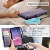 Galaxy S10 Hülle, Leder Brieftasche Kartenfach Schutzhülle Produktbild-Vorschau 4