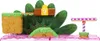 A Super Mario Bros Soda Jungle playset with various platforms and obstacles. Voir les images du produit