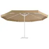 vidaXL Copertura di ricambio per ombrellone Taupe 515 cm Anteprima dell’immagine prodotto 2