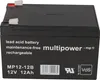 3x 12V 12Ah BLEI AKKU BATTERIE für ELEKTROFAHRRAD Produktbild-Vorschau 4