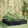 vidaXL Zvýšená posteľ čierna 100x100x33,5 cm oceľ Náhľad obrázku produktu 2