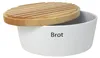Continenta Brottopf Oval Brotkasten aus weißem Keramik mit Produktbild-Vorschau 14