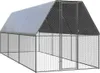 vidaXL Gabbia per polli da esterno 2x6x2 m Acciaio zincato Anteprima dell’immagine prodotto 6