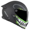 Casco Bogotto Rapto Reptile, nero/verde opaco, L Anteprima dell’immagine prodotto 2
