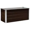 vidaXL Lit surélevé de jardin brun 100 x 40 x 45 cm Acier Voir les images du produit 1