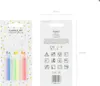 Geburtstagskerzen bunte Flammen 6.5cm, 6 Stück Produktbild-Vorschau 4