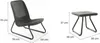 Set di mobili da giardino Keter 3 pezzi Rio grigio grafite Anteprima dell’immagine prodotto 3
