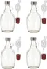 4 x 1L Gärballon mit rundem Griff Rundgriff Flasche Produktbild-Vorschau 1