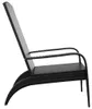 vidaXL Adirondack-Gartenstuhl Schwarz Poly Rattan Produktbild-Vorschau 4