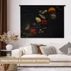 MuchoWow® Wandteppich Wandbehang Kräuter - Schwarz - Produktbild-Vorschau 2