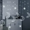 Mesačné svetlá, hviezdy, vianočné svetlá, záves, 96LED Náhľad obrázku produktu 14