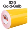 (5,60€/m²) Oracal® Möbelfolie 020 Goldgelb Glanz 63 cm Produktbild-Vorschau 1