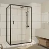 Porte de douche + Retour 120x90x200 cm - Verre 6 mm - Voir les images du produit 2