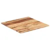 A close-up, angled view of a square wooden table top against a white background. Produktbild-Vorschau
