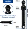 Stoßdämpfer Set 2 Stück passend wie Bosch 00448032 Suspa Produktbild-Vorschau 4