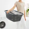 Rotho Wäschekorb 50 L Flowers - Wäschesammler groß - Wäsche Produktbild-Vorschau 2