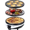 3in1 Crepes Maker | Kontaktgrill | Pancake Maker Zephir Podgląd zdjęcia produktu 12
