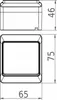 Interrupteur en saillie blanc 6 AC 250 V 5331-02 / Voir les images du produit 8