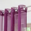 Gardinen Vorhänge Voile Gardine Transparent Dekoschal Uni Produktbild-Vorschau 4