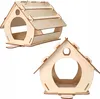 DIY Vogelhäuschen aus Holz zum Selbstaufbau und Bemalen Produktbild-Vorschau 14