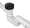 Siphon De Baignoire Avec Bonde Clic-Clac REA Black Voir les images du produit 5