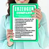 Erzeuger Company Metallschild XXL in 28x38 cm in türkis für Produktbild-Vorschau 3