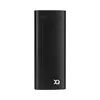 A black power bank is shown against a white background. Produktbild-Vorschau