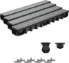 4m Entwässerungsrinne für modulares System A15 98mm, Produktbild-Vorschau 1