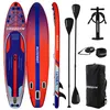 URBOGYM Venti SUP Board 350 cm Rot-Blau, aufblasbares Produktbild-Vorschau 1