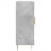 vidaXL Credenza grigio cemento 69,5x34x90 cm materiale a Anteprima dell’immagine prodotto 7