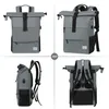 Cityrucksack Freizeitrucksack Groß Damen lässiger Rolltop Produktbild-Vorschau 7