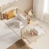 Flieks Kinderbett Babybett 60x120cm mit integriertem Produktbild-Vorschau 6