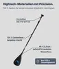 NEMAXX® NCP100 Carbon SUP-Paddel 3-teilig, 173–217 cm Produktbild-Vorschau 5