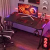 Peviasot Gamingtisch 120x60 cm Z-Form mit RGB LED, Produktbild-Vorschau 3
