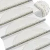 Vidaxl -Treppenmatten 15 ST 65x21x4 cm Weiß Podgląd zdjęcia produktu 1