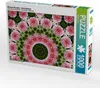 Calvendo Blumen Mandala - Kaleidoskop 1000 Teile Puzzle Produktbild-Vorschau 1
