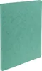 A green ring binder is shown from a slightly angled side view against a white background. Produktbild-Vorschau
