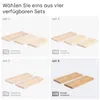 LAMO Manufaktur 2 Stück Wandregal aus Holz mit unsichtbarer Produktbild-Vorschau 2