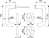 Hoppe Garnitur RosetteK138L/15/15SGRT F9016 8 OB 40-44 Produktbild-Vorschau 2