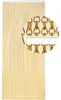 Türvorhang Alu gold 90x210 cm Produktbild-Vorschau 5