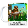Kaffeebecher mit Faultier im Bürodschungel Motiv und Produktbild-Vorschau 2