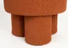 Marcos Sitzhocker Rot / Braun Produktbild-Vorschau 4