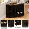 COSTWAY Cage pour chien Meuble, niche pour chien avec Voir les images du produit 6