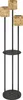 Lampadaire solaire Boho en rotin, 3 lumières, lampe de Voir les images du produit 3