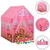 vidaXL Kinder-Spielzelt mit 250 Bällen Rosa 69x94x104 cm Produktbild-Vorschau 8
